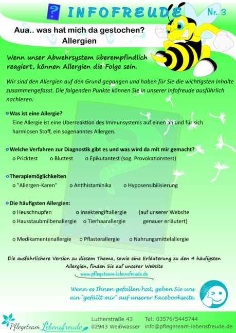Infofreude Nr. 3 Allergien